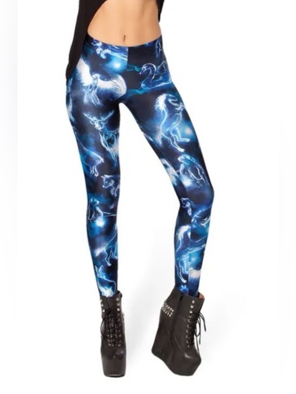 Blackmilk Harry Potter Patronus leggings size medium - Picture 5 of 5